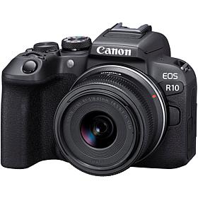 Canon EOS R10 Mirrorless Digital Camera with 18-45mm IS STM Lens - ...