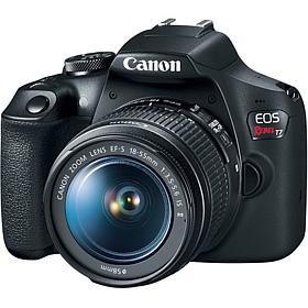 Canon EOS Rebel T7 DSLR with 18-55mm & 75-300mm Lenses