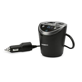 CAR AND DRIVER POWER STATION With DUAL SOCKET USB AND FM TRANSMITTER