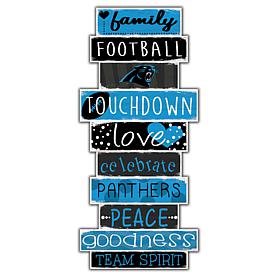 Carolina Panthers Celebrations Stack 24" Sign 
