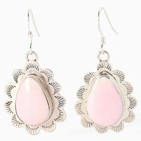 Chaco Canyon Pink Conch French Wire Earrings