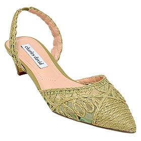 Charles by Charles David Artiste Raffia Slingback Heel
