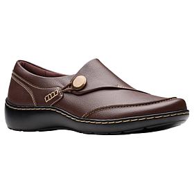 Clarks Collection Cora Teresa Leather Slip-On Shoe