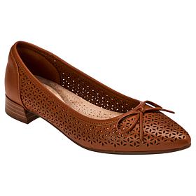 Clarks Collection Natalyn Step Slip-On Leather Dress Shoe
