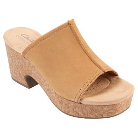 Clarks Collection Nerisa Vine Nubuck Wedge Sandal