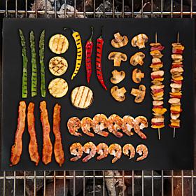 Classic Cuisine Non-Stick Reusable BBQ Grill Mat-Set of 2