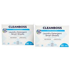 CleanBoss 2pk Powerful Laundry Smart Sheets Up to 120 Loads!