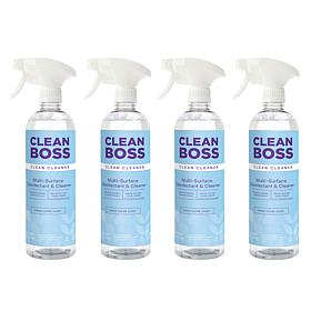CleanBoss by Joy 4-pk Multi-Surface Disinfectant & Cleaner Mega Set AS