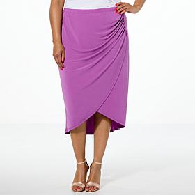 Colleen Lopez Cascading Draped Skirt 