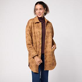 Colleen Lopez Faux Suede Duster