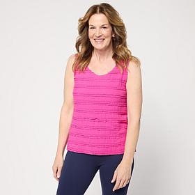 Colleen Lopez Knit Ruffle Layering Tank