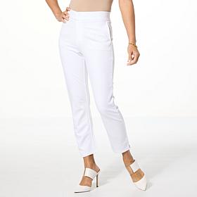 Colleen Lopez Lightweight Ponte Slim Leg Crop Pant
