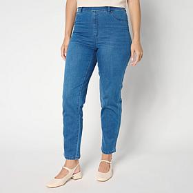 Colleen Lopez Pull-On Denim Slim Leg "BLT" Jean