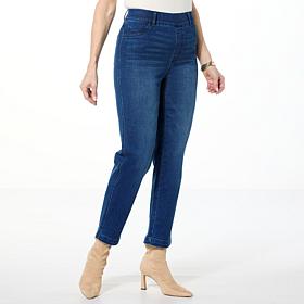 Colleen Lopez Pull-On Slim Leg Denim Pant