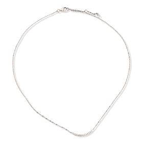 Colleen Lopez Sterling Silver 1/4ctw Diamond Necklace