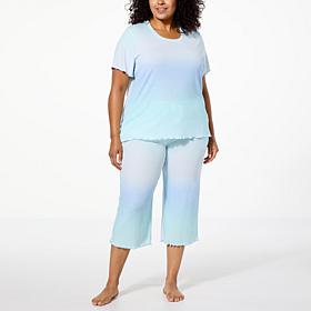 Comfort Code 2-piece So Soft Ribbed Ombre PJ Set