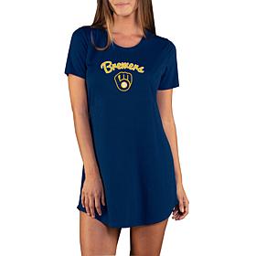 Concepts Sport Marathon Ladies Knit Nightshirt - Brewers
