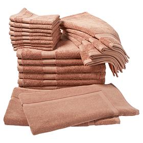 Concierge Collection 100% Cotton 20-piece Bath Towel Set 