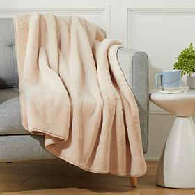 Concierge Collection 50" x 60" Faux Fur Throw