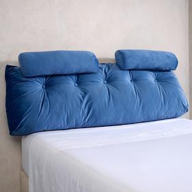 Concierge Collection Twin Headboard Pillow with 2 Neck Pillows