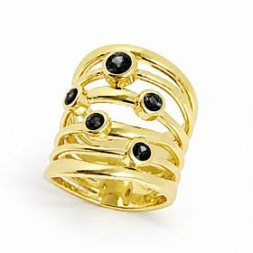 Connie Craig Carroll 5 Stone Bezel Ring