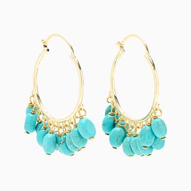 Connie Craig Carroll Hoop Dangle Earrings