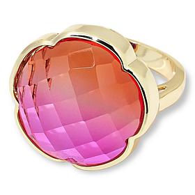 Connie Craig Carroll Jewelry Annalee Gem Doublet Flower Solitaire Ring