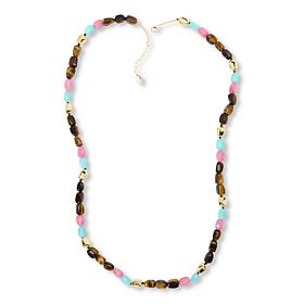 Connie Craig Carroll Jewelry Bristol 40" Gemstone Bead Necklace