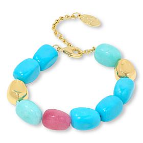 Connie Craig Carroll Jewelry Bristol  Multigemstone Bead Bracelet