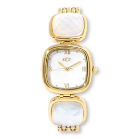 Connie Craig Carroll Jewelry Gemstone Cushion Cut Bracelet Watch