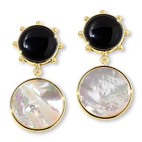 Connie Craig Carroll Jewelry Jules Double-Gem Drop Earrings