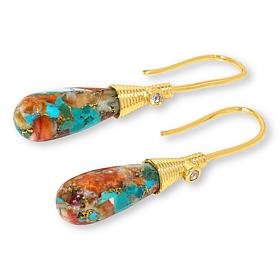 Connie Craig Carroll Jewelry Quince Gemstone Drop Earrings
