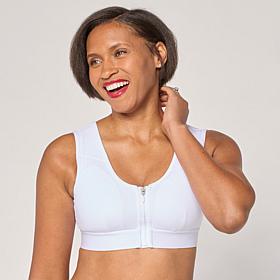 Copper Life by Tommie Copper AirKnit Shoulder Support Bra with Zipper