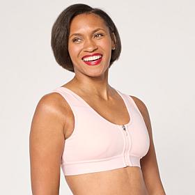 Copper Life by Tommie Copper AirKnit Shoulder Support Bra with Zipper