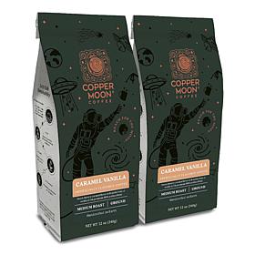 Copper Moon 2-pack 12 oz. Ground Caramel Vanilla Flavored Coffee