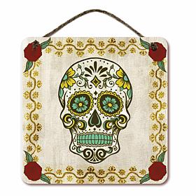 Courtside Market 12" x 12" Day of the Dead IV Hanging Sign