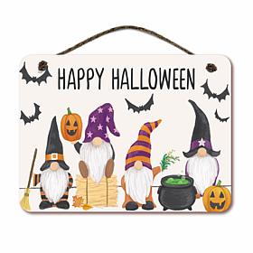 Courtside Market 12"x16" Happy Halloween Hanging Sign