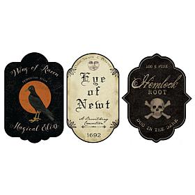 Courtside Market 3-pc. 18"x30" Vintage Halloween Decal