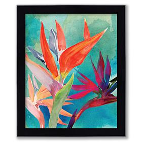 Courtside Market 8x10 Framed Wall Art - Vivid Birds of Paradise I