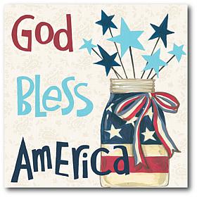 Courtside Market American Country II 24" x 24" Canvas Wall Art