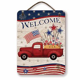 Courtside Market Celebrate 250 Fireworks 12x16" Artboard with Twine