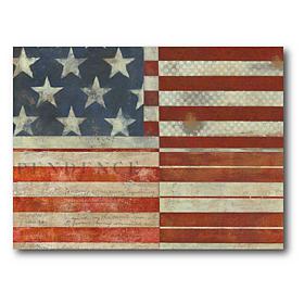 Courtside Market Flag of Independence 30" x 40" Canvas Wall Art