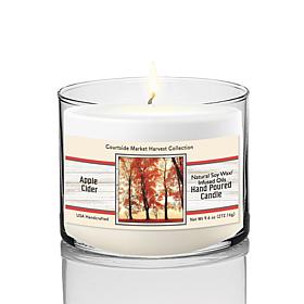 Courtside Market Harvest Autumn Trees Apple Cider Soy Wax Candle