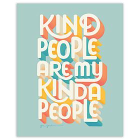 Courtside Market Kind People I Canvas Wall Art - 16" x 20"