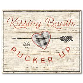 Courtside Market Kissing Booth 20x24 Canvas Wall Art