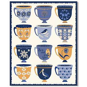 Courtside Market Scandi Teacups 30x40 Gallery-Wrapped Canvas