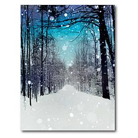 Courtside Market Winter Wonderland 30x40 Canvas Wall Art