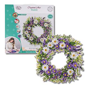 Craft Buddy Crystal Art 14.5" Spring Wreath Kit