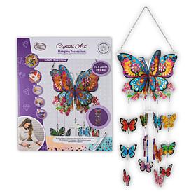 Craft Buddy Crystal Art Butterfly Wind Chime Kit