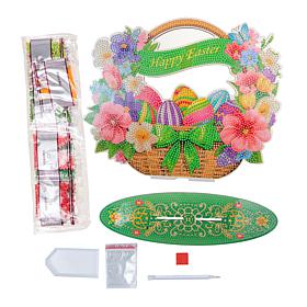 Craft Buddy Crystal Art Wooden Decor Easter Basket